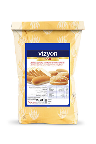 VİZYON Soft Hamburger ve Sandviç Ekmek Geliştirici 20 kg