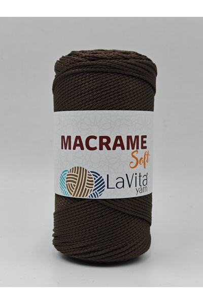 LaVita Yarn LaVita Macrame Μαλακό Νήμα Πλεξίματος Χειρός 100% Πολυεστέρας 200...