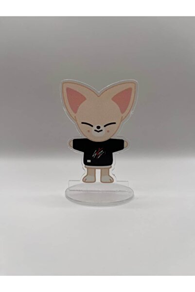 Hara Company Stray Kids KPOP Grubu SKZOO IN Foxy.NY Akrilik Mini Figür Stant
