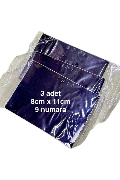 canh Kaynak Maske Camı 8 x 11 cm 3 Adet Numara:9