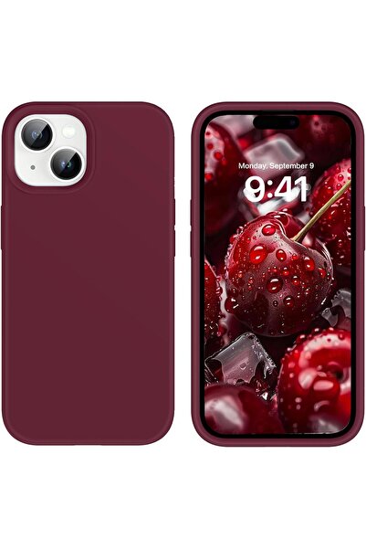 CaseHub iPhone 14 PLUS / 15 PLUS Kılıf İçi Kadife Dışı Mat Ekran ve Kamera Yü...