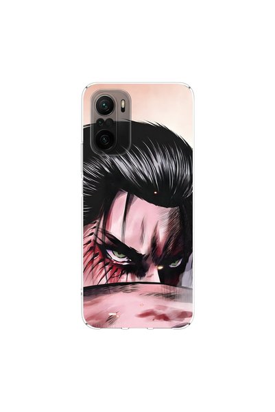 PPKin Poco F3 Compatible Anime 1/2 Design Transparent Case