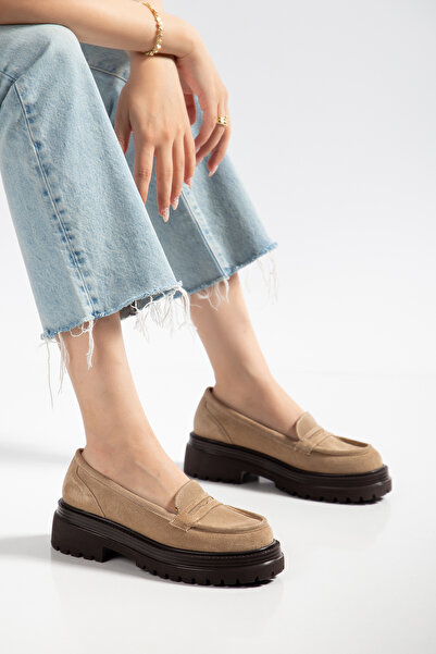 Elile Shoes Hakiki Deri 33-34-35 Numaradan 41-42-43 Numaraya Kadar Kadın Süet...