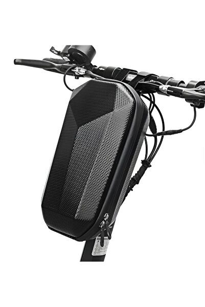 DİĞER1111 Karbon Desenli Elektrikli Scooter Çantası - 4 Litre - Su Geçirmez