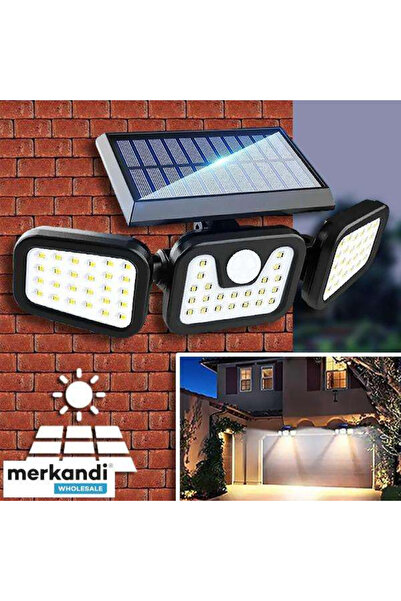 unbranded Lampa solara 3 laturi SENSBEAM – iluminare puternica exterior, senz...