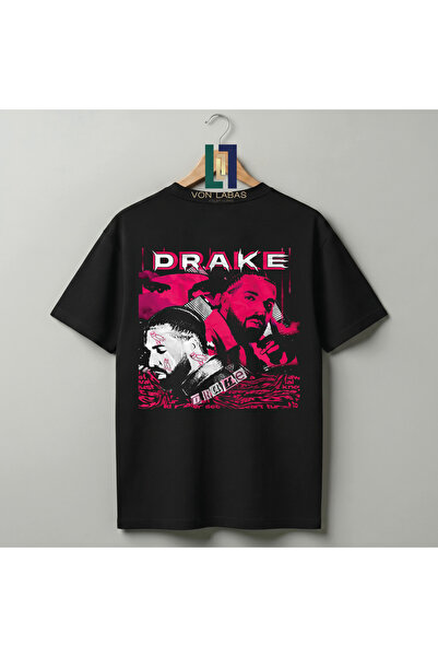 Grafftee Clothing تي شيرت دريك بتصميم خاص من القطن الفاخر للجنسين