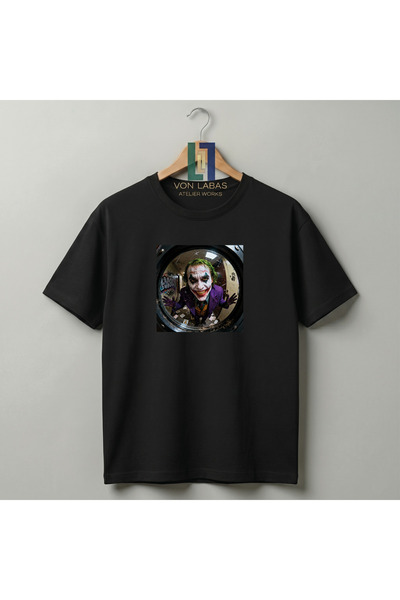 Grafftee Clothing Μπλουζάκι Unisex Premium με στάμπα Joker ειδικής σχεδίασης
