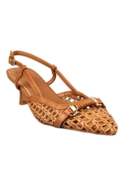 Envie Shoes Γυναικείες Παπούτσια Γόβες slingback E84-23414-26 Κάμελ