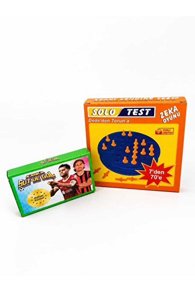 Generica SOLO TEST Zeka Oyunu + Kanka Şut ve Gol Kart Oyunu Seti | Aile ve Ço...