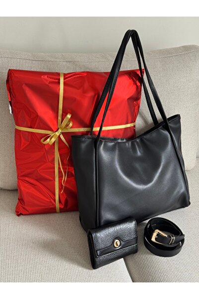 BAGLOVİS Ready-Made Gift for Special Occasions: Bag, Belt, and Wallet Set (Gi...