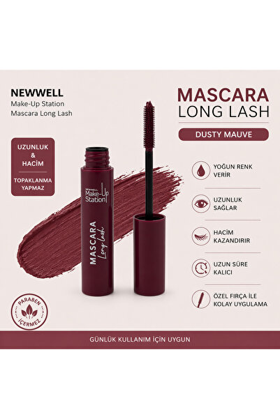 New Well Newwell Make-Up Station Mascara Long Lash – Dusty Mauve
