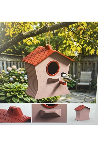 sonvadi Doğa Hatırası Kuş Evi Modern Tasarım 3 D Baskı 3 Katman Dayanıklı İç ...