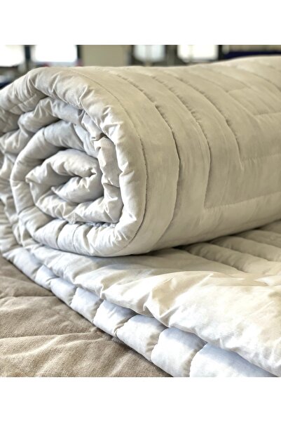 HAVİN Sleep Textile Sırma Desenli Beyaz %100 Pamuk Akfil Kumaş Çift Kişilik Y...