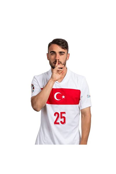 BREATHLESS Türkiye Euro 2024 YUNUS AKGÜN Yetişkin Forması (BEYAZ)