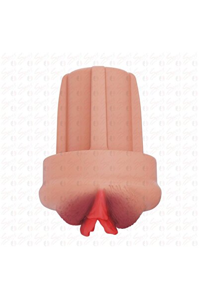 Erotica Pump Sleeve MXL - Hazneyi Kavrayan Büyük ve Geliştirilmiş Süper Gerçekçi Tırtıklı Doku Penis Pompası