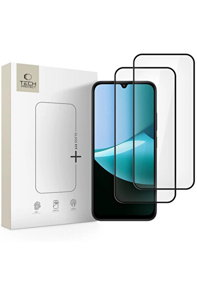 Tech-Protect Folie FIT+ Pachet de 2 huse XIAOMI REDMI 15C 5G / POCO C85 5G NEGRE