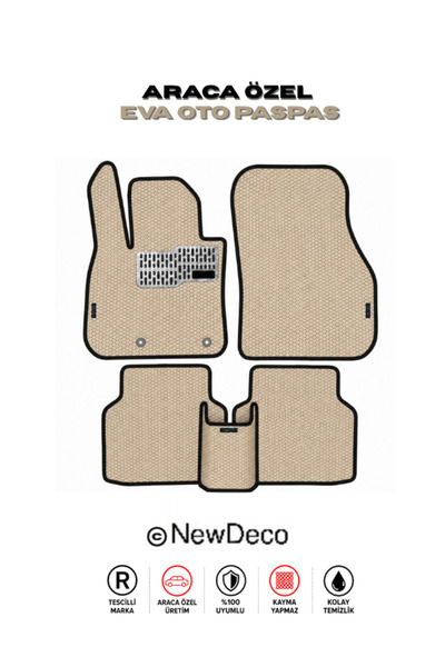 NEW DECO NISSAN MICRA K13 2010–2017 Yeni Nesil Hücreli Eva Paspas Takımı BS