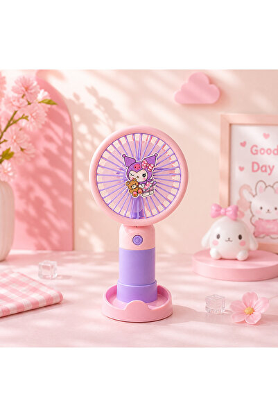 hediyeconcepti Büyük Boy Mini El Fanı USB Şarjlı Taşınabilir Güçlü Sessiz Mas...