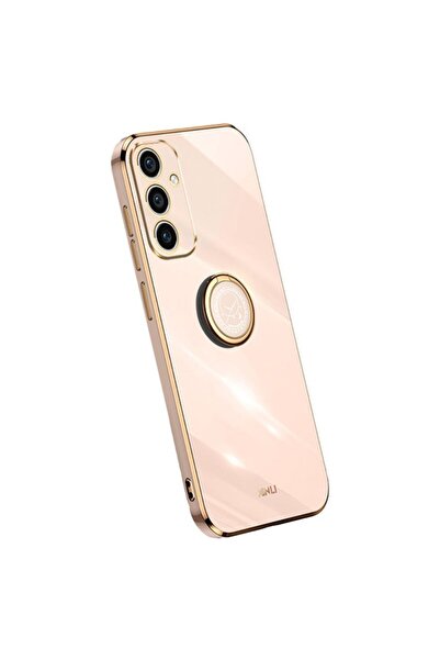 Xinli Straight Θήκη Σιλικόνης με Δαχτυλίδι Pink (Samsung Galaxy A25 5G)