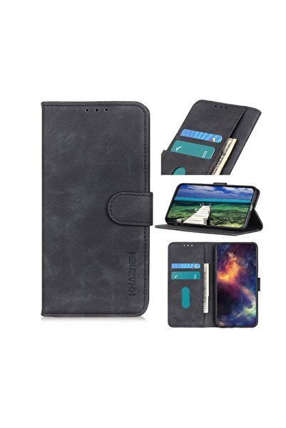KHAZNEH Retro Θήκη Πορτοφόλι Black (Xiaomi Redmi Note 11/Note 11s)