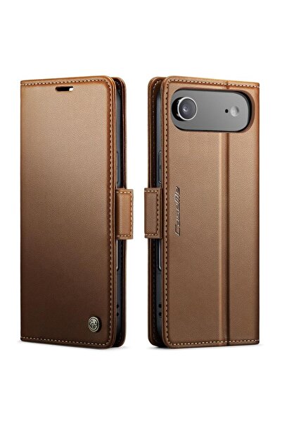 Caseme 023 Luminus Θήκη Πορτοφόλι Brown (Apple iPhone Air)