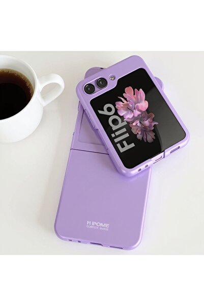 Ehlttiba Galaxy Z Flip 6 Kılıf için uyumlu kılıf Sert Kıpta Kapak