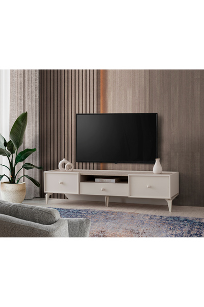Erz Design Petra Çekmeceli Dolaplı Tv Sehpası 180x48x45