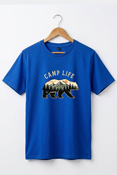 onsrawear Unisex Camp Life Premium Basic T-Shirt for Nature Enthusiasts with ...