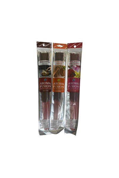 Morey Aroma Fusion 45 Adet Organik Çubuk Tütsü 3 Paket (30 CM - 1 SAAT YANMA ...