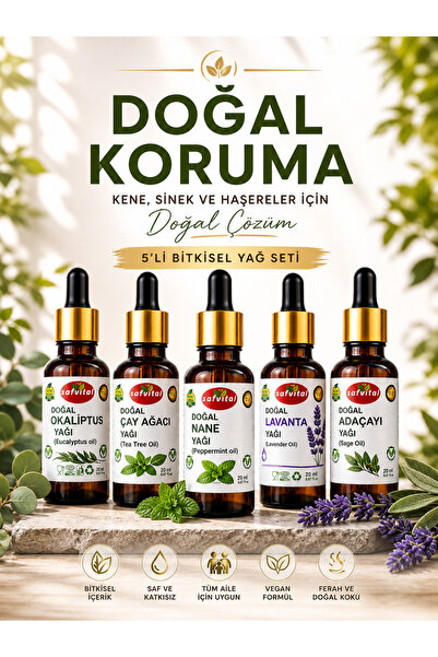 safvital Kene, Sinek, Sivri Sinek, Haşereler İçin Doğal Koruma (Okaliptüs, Ça...