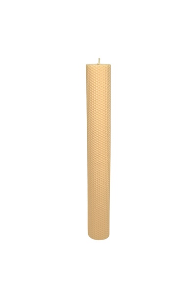 AFO Lumanare ceara naturala tip fagure 41cm piersica deschis diametru 5.5cm