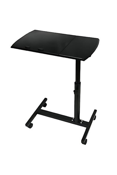 SDEPOT Masă reglabilă pentru laptop cu roți SDEPOT, cu blat reglabil, suprafa...