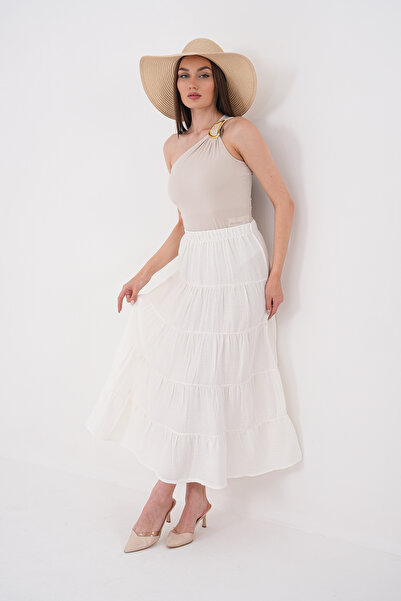 Mega Life Kat Kat Ruffled Muslin Skirt