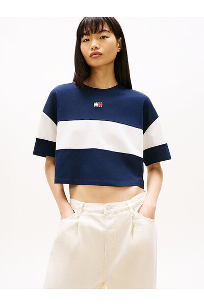Tommy Hilfiger Kadın Badge T-shirt