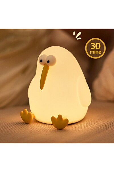 Atima Silikon Squishy Kivi Kuşu Gece Lambası