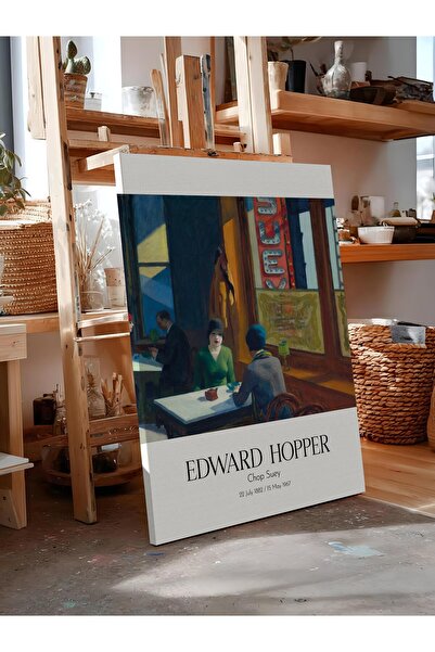 Postifull Edward Hopper - Chop Suey, Canvas Print, Art Series No:110173