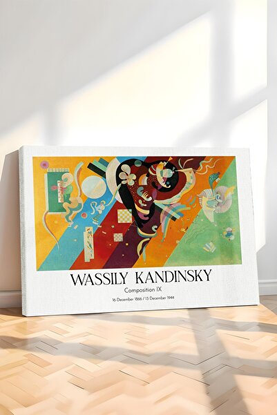 Postifull Wassily Kandinsky - Composition Ix, Canvas Painting, Art Series No:...