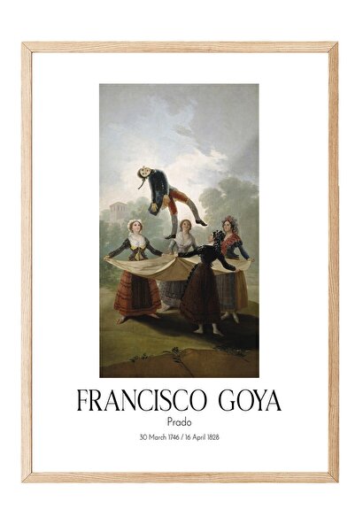 Postifull Francisco Goya - Prado, Tablou înrămat pe lemn, Seria de artă NR:11...