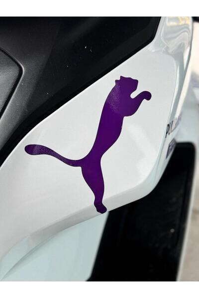 Mavera Stickers Puma Sponsor Etiket (2 Adet Sağ ve Sol) Kask-Motor-Araba-Lapt...