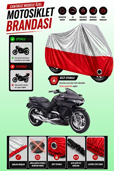 Cemku Twin Top Gray - Bottom Red Honda Dn - 01 Compatible Engine Cover, Rear ...