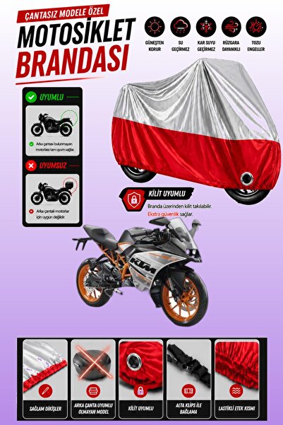 Cemku Twin Top Gray - Bottom Red Ktm 250 Rc Abs Compatible Engine Cover, Rear...