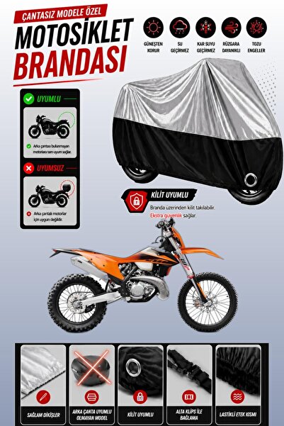 Cemku Twin غطاء محرك متوافق مع KTM 300 EXC باللون الرمادي من الأعلى والأسود م...