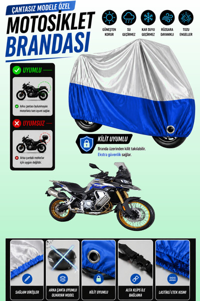 Cemku Twin Top Gray - Bottom Blue Voge 900 Dsx Compatible Engine Cover, Rear ...