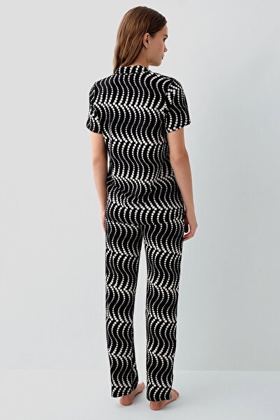 Pierre Cardin 9168 Women's Front Buttoned Pajama Set