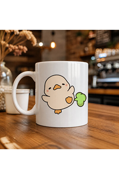 chic crazze Lucky Chick Special Design Porcelain Mug Full of Joy Gift Coffee ...