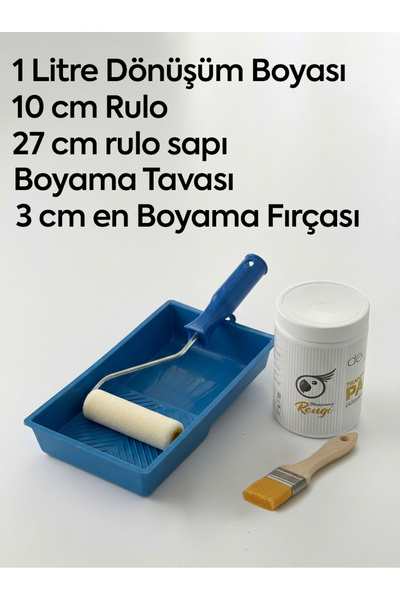 Decolorio (Sehpa, Masa, Ahşap, Dolap, mutfak, tezgah boyası) Dönüşüm boyası 1...