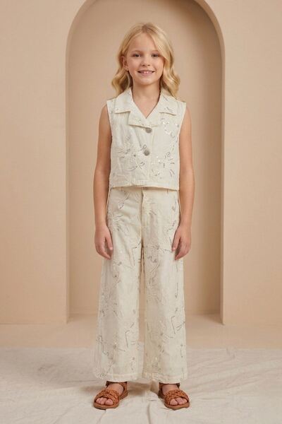 HAUSEkids 10-14 Yaş Whıte Angel Kız Çocuk Takım-Ekru