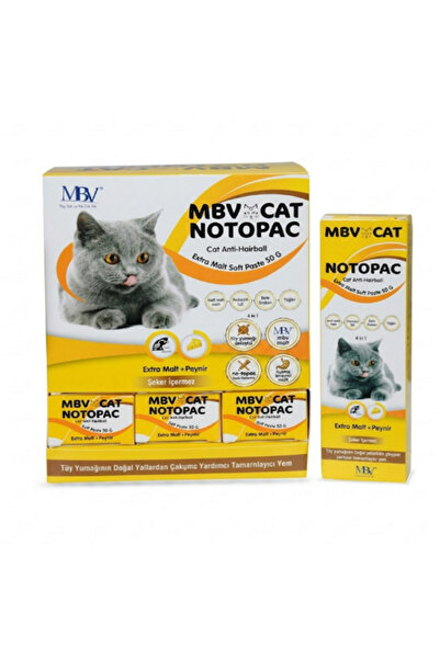 MBV İLAÇ MBV No-Topac Malt Pasta 50 gr (Kediler İçin Kudsdsma ve Tüy Topaklan...