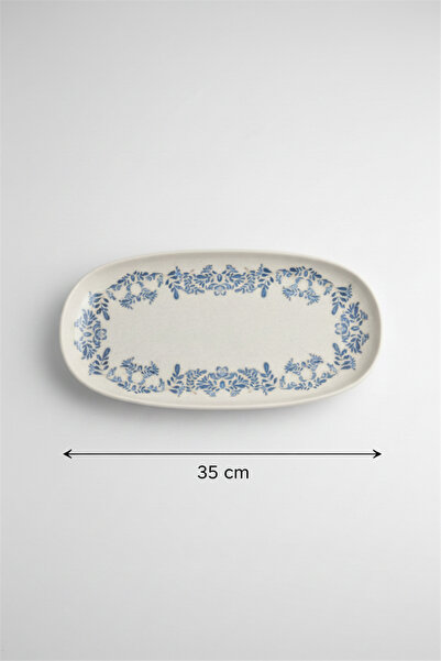 rinart TLD35OKT-VLRA-A PORS. طبق بيضاوي من توليدو مقاس 35×18 سم، طراز فاليريا...