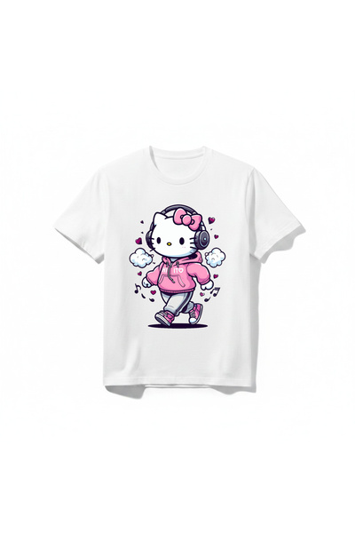 URBANTRENDSTORE Hello Kity Unisex majica za devojčice, dečake, biciklistička,...